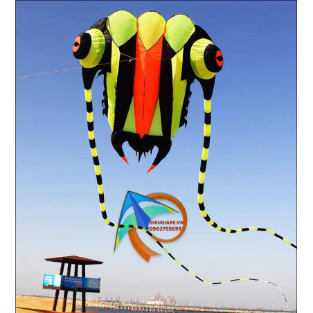 DIỀU KHÍ ĐỘNG HỌC - ĐẦU DẾ TRILOBITE XANH LÁ 7M2