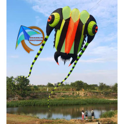 DIỀU KHÍ ĐỘNG HỌC - ĐẦU DẾ TRILOBITE XANH LÁ 7M2